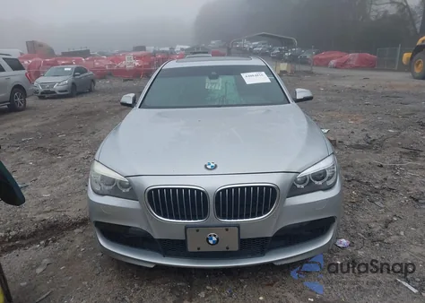 2013 BMW 750Li из США, поврежденный, VIN WBAYE8C56DD133349